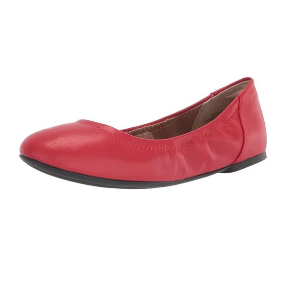 New with tags: Amazon Essentials Women's Belice Ballet Flat red size 9 - Picture 3 of 13